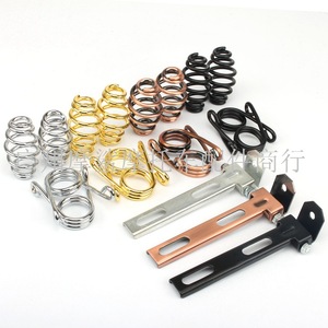 เบาะรองนั่งมอเตอร์ไซค์โมชาร์กพร้อมโครงเหล็กสปริงรูปตัววีแบบกลมสำหรับการดัดแปลงฮาร์เลย์ - Product Image 1