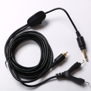 Cable de Alimentación RCA con Clip Doble de Silicona para Máquina de Tatuar con Juego de Agujas Desechables para Uso en Estudio - Product Image 2
