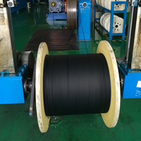 Solution de câblage compacte de câble de dérivation haute densité 4FO FTTH 2km câble à fibre optique gainé en PVC à 8 cœurs pour la mise en réseau intérieure et extérieure