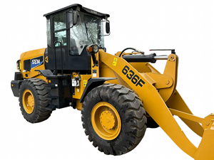 รถตักล้อยางดีเซล SEM 636F สีเหลือง เครื่องจักรก่อสร้าง พร้อมเครื่องยนต์และมอเตอร์ แรงยกสูง ขาย - Product Image 5