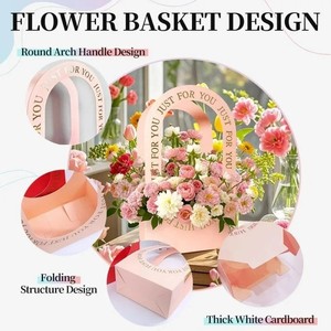 Cajas Portaflores Personalizables en Varios Colores para <span class=keywords><strong>Arreglos</strong></span> Florales Frescos, Presentaciones de Regalos y Boutiques - Product Image 3