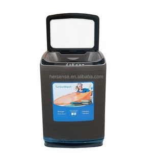 Lavadora de Carga Superior Totalmente Automática de 15 kg <span class=keywords><strong>con</strong></span> Lavado en Frío y Caliente, <span class=keywords><strong>Centrifugado</strong></span> y Secado por Aire para Uso en Hogares, Apartamentos y Dormitorios - Product Image 3