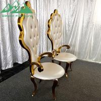 Silla de Sofá Barroca con Respaldo Festoneado para Alquiler Comercial al por Mayor, Ideal para Salones de Banquetes