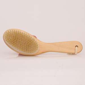 JIEFU Brosse pour le corps en poils naturels à manche cubique Brosse pour le bain et la douche pour la peau sèche Massage SPA - Product Image 2