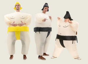 Costume gonflable de lutteur de sumo Costume gonflable d'Halloween pour enfants adultes - Product Image 5