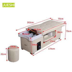 JUESHI Thai-Kopf-Spa Kopftherapie-<span class=keywords><strong>Shampoo</strong></span>-Liege Japanisches Kopf-Spa-Bett Salonmöbel Thailändisches Haarwaschbett - Product Image 4