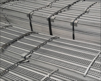 Matériaux de construction d'approvisionnement d'usine Coffrage à nervures élevées Fast-ez Coffrage permanent en métal à nervures HY galvanisé pour le béton