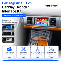 Module décodeur sans fil Apple CarPlay Android Auto pour mise à niveau de l'écran d'origine des voitures Jaguar XF X250 Denso à écran tactile (2008-2011)