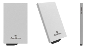 Portefeuille fin en fibre de carbone anti-RFID CardHoda - Porte-cartes de visite multifonctionnel avec aluminium sans fermeture - Product Image 5