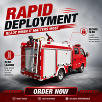Nouveau Camion-citerne de Secours et de Lutte Contre l'Incendie Mini Dongfeng Tuyi DFAC, Direct Usine, Réservoir Diesel 850L, Transmission Manuelle 4x2