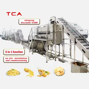 potato chip and french fries quick frozen production line