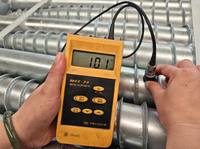 Pieux hélicoïdaux en acier Q235B EN1090 EXC2 de 2800 mm, galvanisés à chaud, revêtement en zinc, >85 m, pour fondations de tours éoliennes
