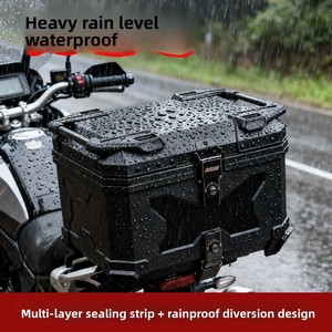 Motorfiets Topkoffer Geëmbossed 45L Motor ABS Plastic Achterkoffer Grote Snelkoppeling Motor Kofferbak voor Niu - Product Image 2