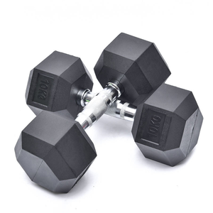 Haltères hexagonaux YX pour la maison, haltères hexagonaux en acier et caoutchouc de 5 kg, poids de 2,5 kg à 30 kg, logo personnalisé - Product Image 3