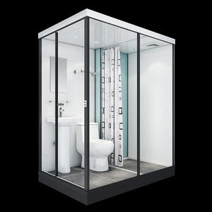 ห้องอาบน้ำแบบชิ้นเ<span class=keywords><strong>ด</strong></span>ียว พร้อมโถสุขภัณฑ์และอ่างอาบน้ำในตัว ห้องอาบน้ำแบบแยก<span class=keywords><strong>ส</strong></span>่วนเ<span class=keywords><strong>ปี</strong></span>ยก-แห้ง<span class=keywords><strong>ส</strong></span>ำหรับใช้ในบ้าน - Product Image 2