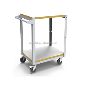 इलेक्ट्रिक मोटर लिफ्टिंग एस्ड लाइन और pcb हैंडलिंग के लिए एंटी-स्टैटिक ऊंचाई समायोज्य परिवहन ट्रॉली - Product Image 3