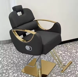 Sillón de Barbería Reclinable Ajustable Profesional para Estilistas de Belleza - Product Image 1