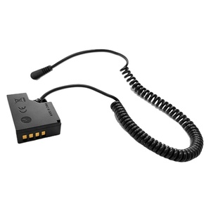 Cable en espiral W126S NP-W126 tonto batería CP-W126 acoplador de CC para <span class=keywords><strong>Fujifilm</strong></span> <span class=keywords><strong>X100F</strong></span> X100V X-Pro3 X-E3 X-A2 X-A5 X-T3 X-T20 X-T200 - Product Image 1