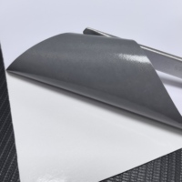 Vinyle mat gris adhésif, imprimable éco-solvant/UV, haute adhérence pour étiquettes industrielles et promotionnelles durables