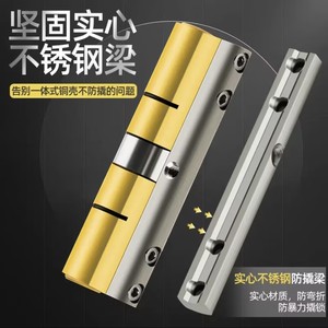 C Grade Security Door <b>Lock</b> <b>Cylinder</b> Copper 24 Leaf Blade <b>Lock</b> Core For Entrance Door - Product Image 2
