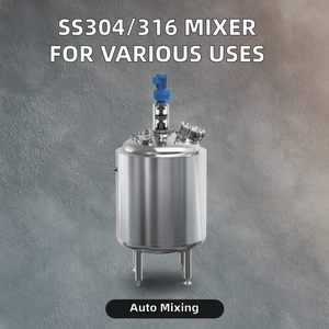 Tanque Mezclador Agitador Automático SS304 SS316 para Teñido Textil, Cosméticos, Bebidas, Alimentos, Productos Químicos, con Motor y Bomba - Product Image 2
