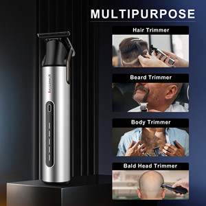 Waterproof <b>T</b> <b>Blade</b> Beard <b>Trimmer</b> USB Rechargeable Electric Hair Clippers Stainless Steel <b>Blades</b> IPX6 for Men Hair Cut - Product Image 6