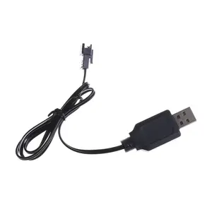 Cavo nero dell'adattatore del caricatore di USB di 3.6V 4.8V 6V 7.2V universale per l'elicottero del fuco di Viper del cielo