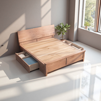Ensemble de chambre à coucher de style victorien en bois de frêne antique, conçu sur mesure, couleur personnalisable, y compris lits et canapés pour hôtels et meubles de maison