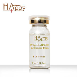 Sérum Happy+ EGF pour le visage, réparation de la peau, traitement anti-âge pour l'élimination des cicatrices d'acné et la réduction des rides, soin de la peau, essence éclaircissante - Product Image 2