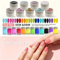 Gel Polish en Pot Marque Blanche OEM ODM, Haute Pigmentation, Texture Soyeuse, Couleur Unie pour Salons de Manucure, Commande en Gros, Teinte Personnalisée