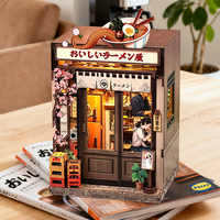 CuteBee Offre Spéciale 3D Puzzle En Bois BNKS01B Oishii Kyoto DIY Livre Nook Kit Style Japonais DIY Miniature Maison