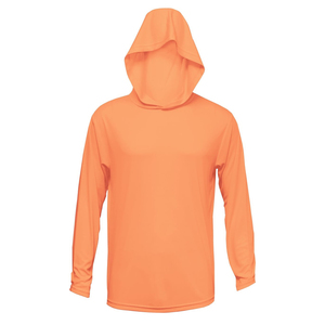 Venta al por mayor personalizada de secado rápido impermeable antibacteriano ropa de pesca de manga larga UPF 50 protección UV camisa con capucha para al aire libre - Product Image 2