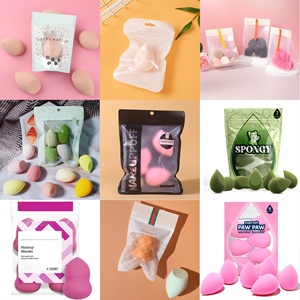 2025 3 Pcs Đen Trang Điểm Bọt Biển Tùy Chỉnh Mỹ Phẩm Miếng Bọt Biển Phun Máy Xay Sinh Tố Với Bao Bì Vẻ Đẹp Trang Điểm Bọt Biển Cho Nền Tảng - Product Image 6