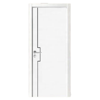 Portes coulissantes de grange, portes intérieures chinoises, portes de chambre, portes modernes, cadre de porte WPC, porte WPC étanche pour salle de bain