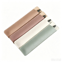 Pochette de rangement en cuir PU moderne avec logo personnalisé, sac cadeau portable multifonctionnel pour fournitures de bureau et scolaires, vente en gros