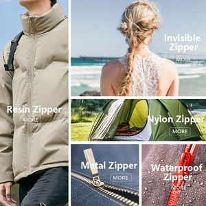 Nhà máy mới nhất 3 # vô hình Nylon dây kéo với ren TRIM-lý tưởng cho gối, quần áo & bộ đồ giường bao gồm - Product Image 5