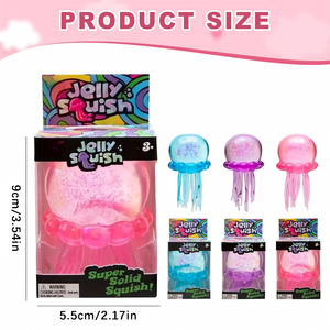 Giant Jellyfish Octopus Tentacle Shape Silicone Soft Squeeze <b>Toy</b> Slow Rising Stress Relief for Office Hand Sensory Fidget <b>Toys</b> - Product Image 3