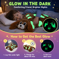Coussin sensoriel lesté en peluche douce pour enfants, personnalisé, éducatif, pour l'autisme, le TDAH et les besoins spéciaux, fabriqué par un fabricant spécialisé dans les jouets pour chiens.