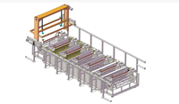 Gebruikte Automatische Ultrasone Reinigingsmachine Voor Fruitgroenten Graanproducten