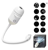 Lumière ambiante USB pour projection à large portée, ambiance multi-scènes, distance de mise au point réglable, fonction d'éclairage nocturne