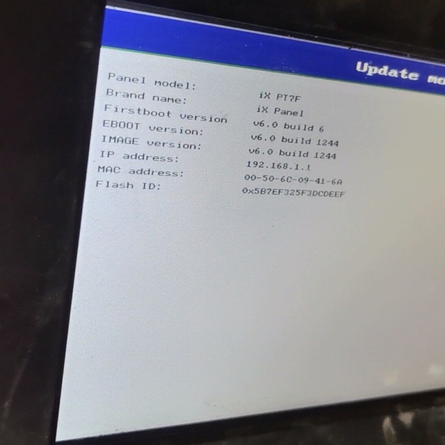 PT7F Industrial Touch Screen 24V USB COM PLC