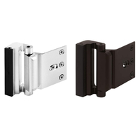 Renfort de porte en aluminium nickel satiné RHETECH haute sécurité à votre maison et prévenir l'entrée non autorisée