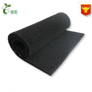Hot bán cắt-to-kích thước than hoạt tính miếng bọt biển màu đen Lọc phương tiện truyền thông bọt pad tấm - Product Image 3