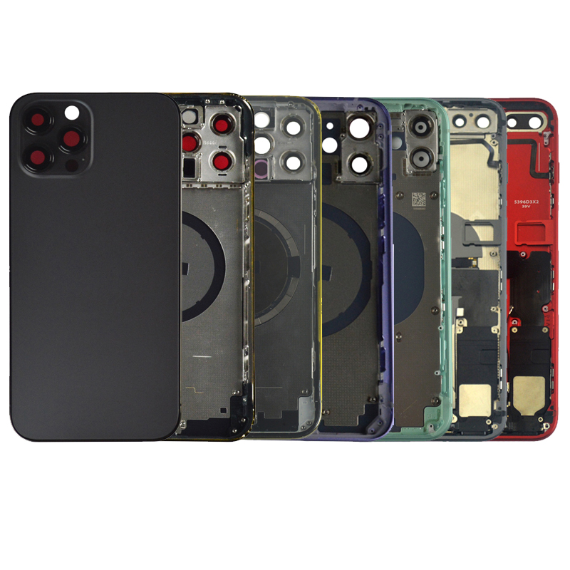 Оптовая продажа, задняя крышка, стекло на всю батарею для iPhone X XR XS Max 11 Pro Max 12 Mini 12 Pro 13, корпус с деталями