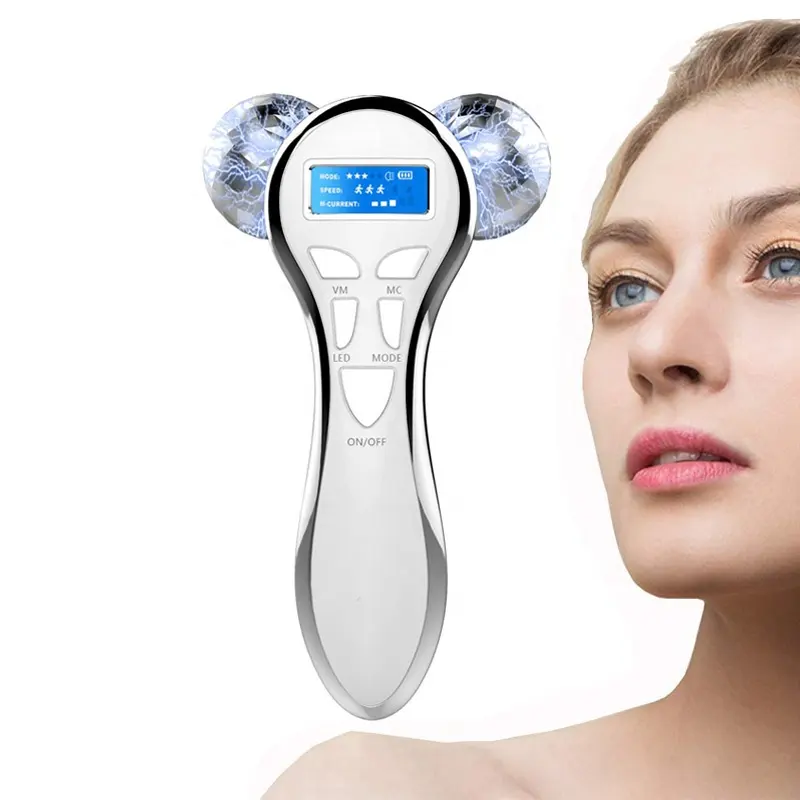 Masajeador eléctrico de microcorriente EMS 3D en forma de Y, Lifting Facial, antiedad, vibración, instrumento de belleza, novedad de 2022