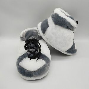 Pantofole da donna invernali personalizzate <span class=keywords><strong>Super</strong></span> <span class=keywords><strong>morbide</strong></span> che si illuminano al buio scarpe da interno In peluche - Product Image 4