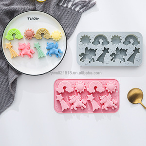 Moldes <span class=keywords><strong>de</strong></span> Silicona para Caramelos <span class=keywords><strong>de</strong></span> <span class=keywords><strong>Unicornio</strong></span> VaryWell para Niños, Moldes <span class=keywords><strong>de</strong></span> Grado Alimenticio para Gomitas, Chocolate, Gelatina, Fondant, Resina <span class=keywords><strong>de</strong></span> Cera - Product Image 4