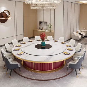 Juego de mesa de comedor redonda de 20 asientos con buffet y muebles de mesa <span class=keywords><strong>Lazy</strong></span> <span class=keywords><strong>Susan</strong></span> para restaurantes de hotel - Product Image 3