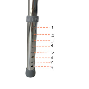 Aluminum Alloy <b>Walker</b> With Wheels Height Adjustable For <b>Elderly</b> Outdoor Use Fitness Rehabilitation Support - Product Image 3