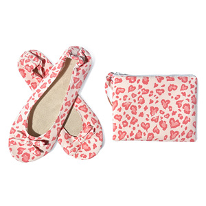 Ballerine Pieghevoli Personalizzate Leggere Stampate per Matrimoni e <span class=keywords><strong>Danza</strong></span>, con Borsa, per Tutte le Stagioni - Product Image 2